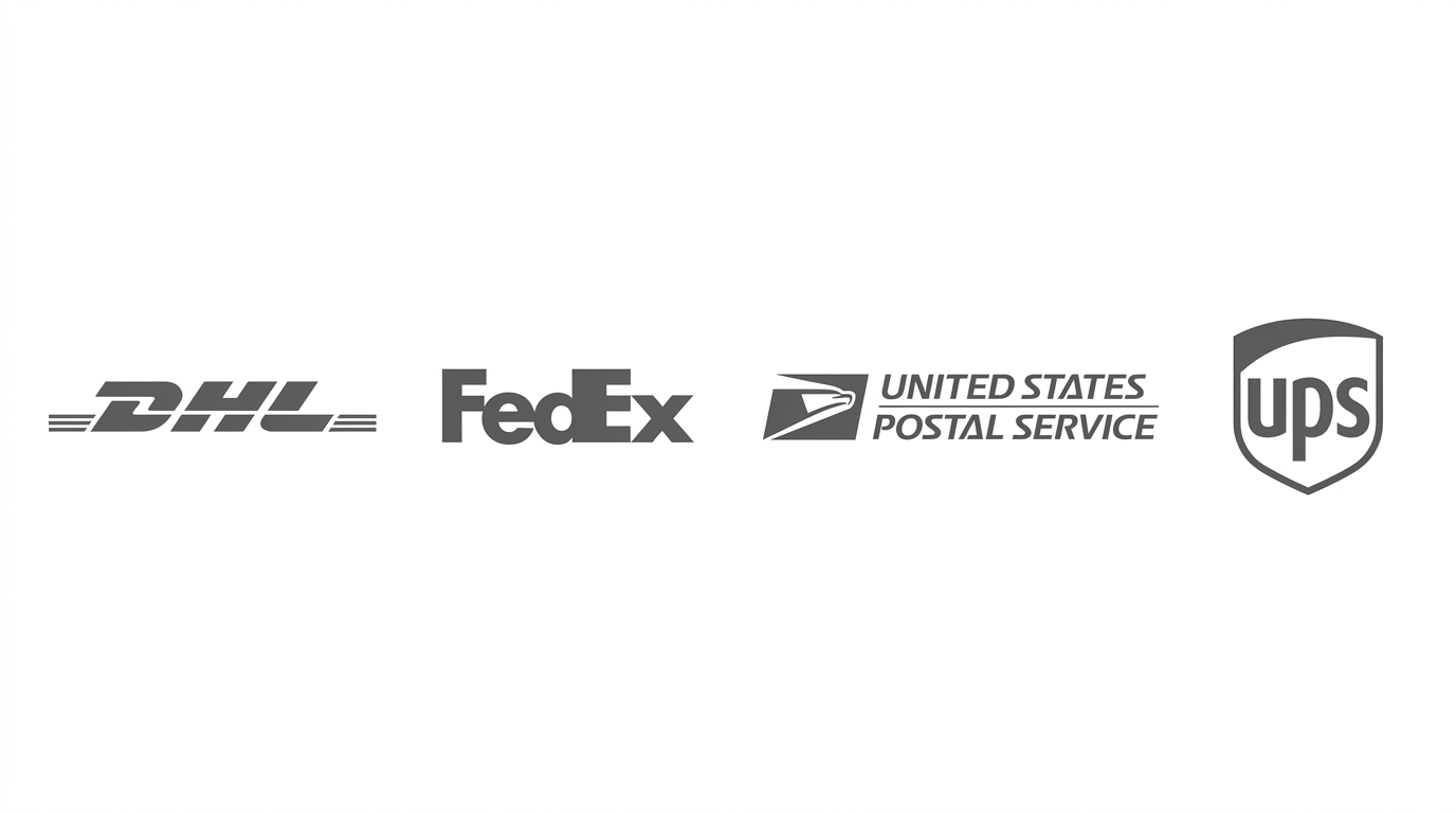 Supported carriers: DHL, FedEx, USPS, UPS